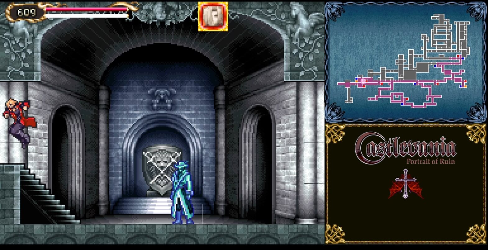 Castlevania Portrait of Ruin - геймплей игры Nintendo DS